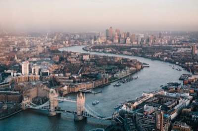 London at night