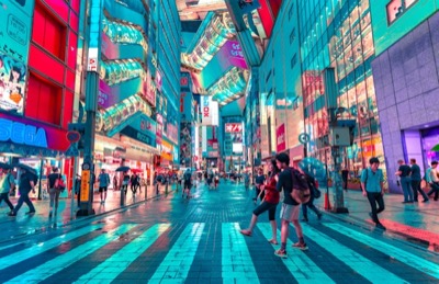Tokyo at night
