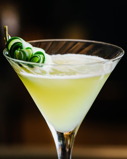 Cucumber Sake-Tini
